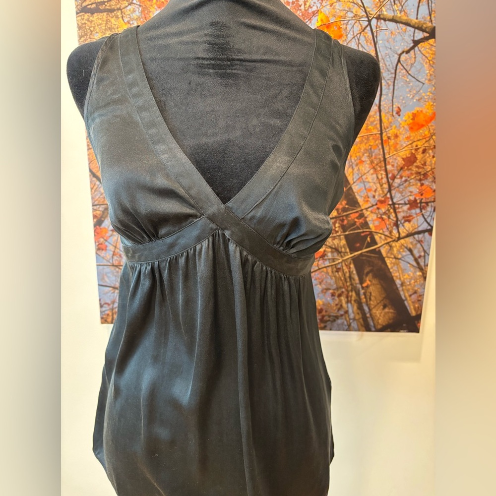Express Design Studio black size XS tank silk/spandex blend